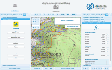Digitale Wegeverwaltung, Mountain-Bike Modul